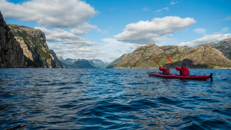 Kayaking in Norway | Kayaking Lysefjord